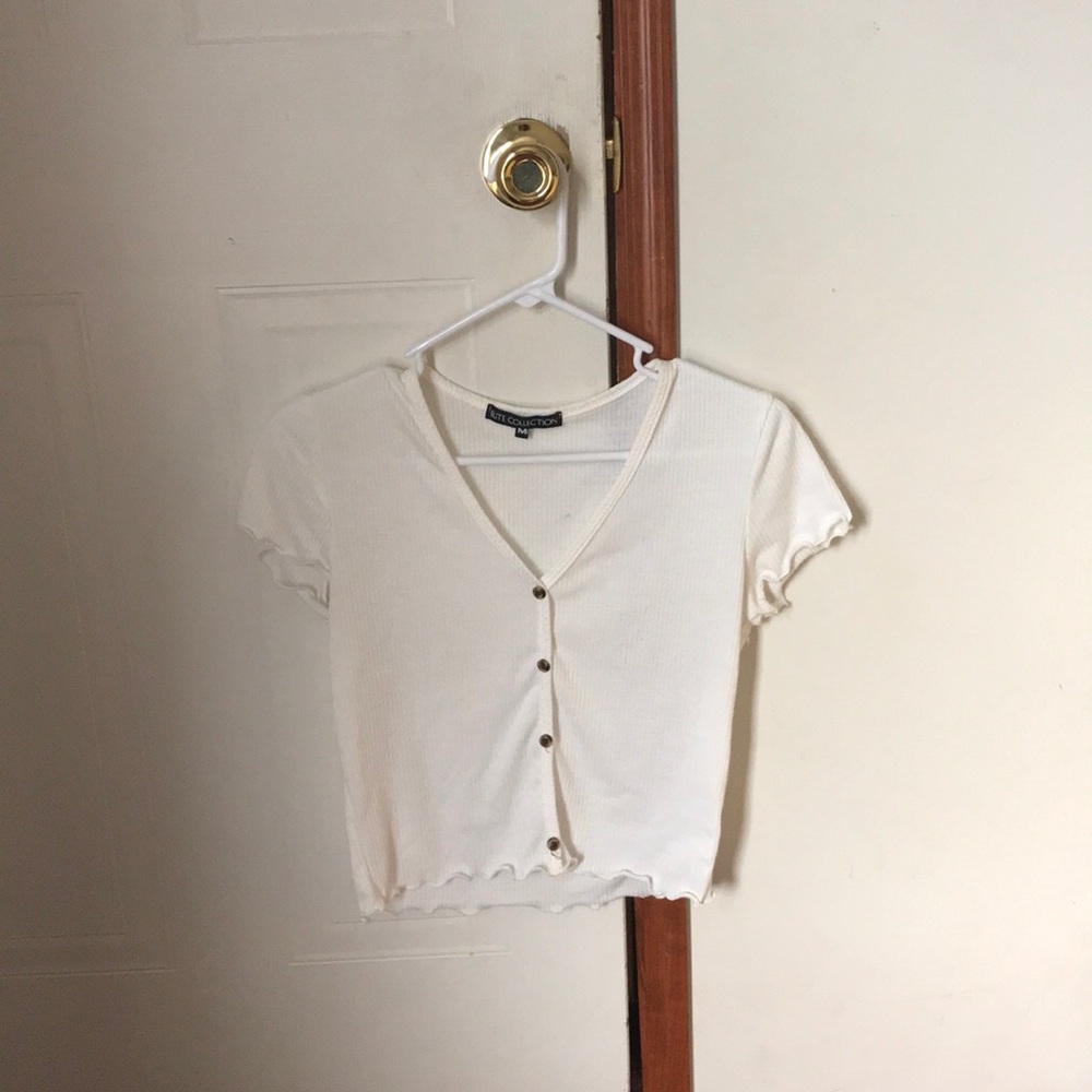 Cropped & Smocked top